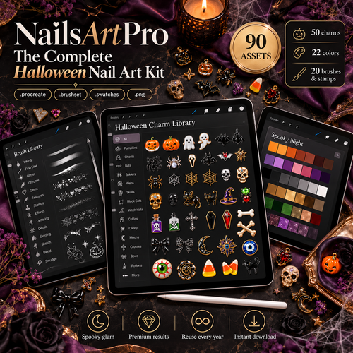 NailsArtPro - Ultimate Halloween Mega Bundle (Procreate)